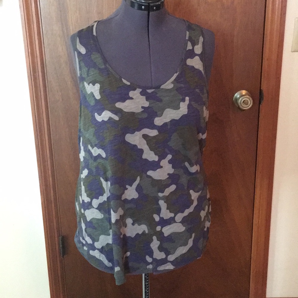 Camo tank top
